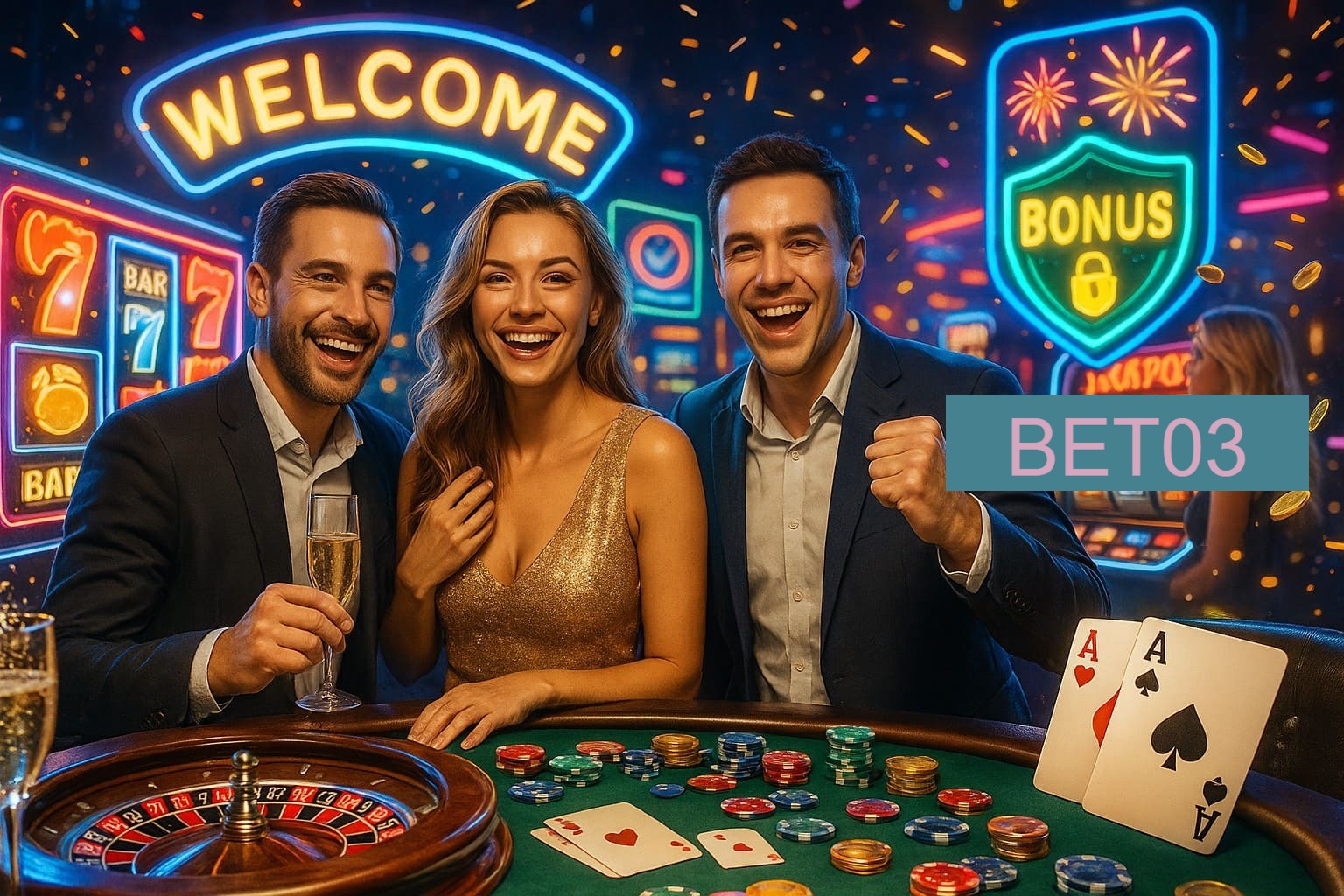 Jogos emocionantes no BET03